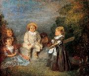 Heureux age. Age dor Jean-Antoine Watteau